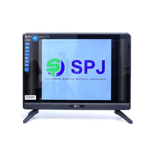 17 Inch AC/DC Full Glass Analog Tv (Solar Compatible) - Black image