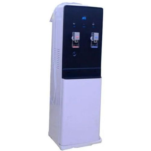 2 Taps Hot & Cold Water Dispenser With Storage Space - White image