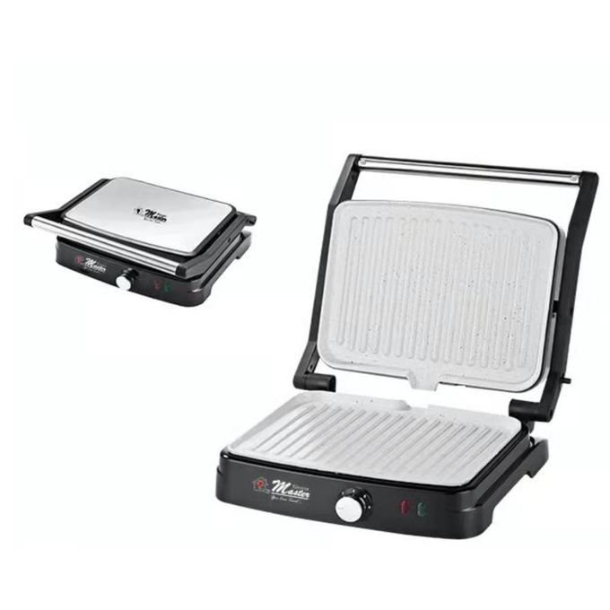 Perfect Grilling Every Time with Electro Master 4 Slice Press Grill Maker – Black image