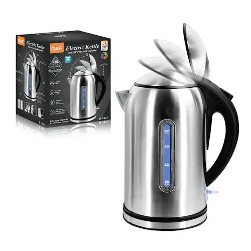 Stainless Steel Electric Kettle With Advanced Technology-Siver image