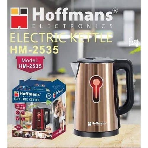 Electric Kettle Fast Boiling Large Capacity 2.5L - Gold image