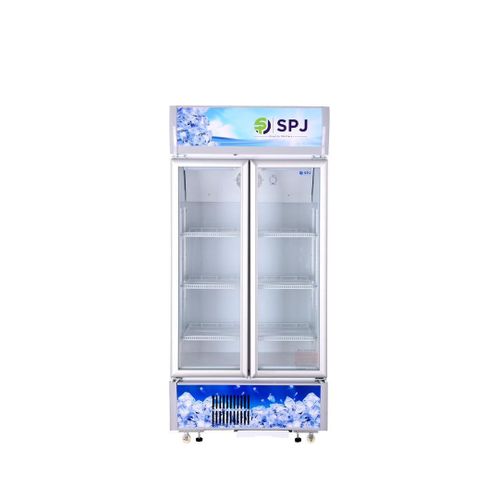 2-Door 700 Liter Beverage Cooler Chiller Showcase Freezer- White.. image