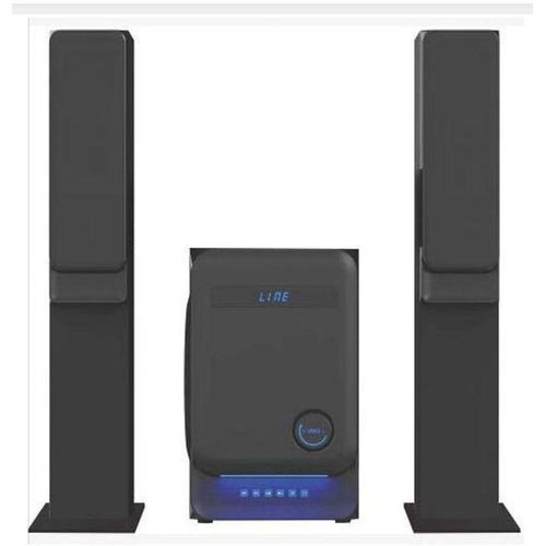 2.1 Multimedia Heavy Bass Home Theater System With 3 Speakers - Black image