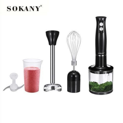 Multifunction Electric Hand Blender 4 In 1 - Black image