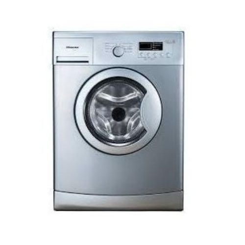 8Kg Automatic Front Loading Washing Machine - Silver image