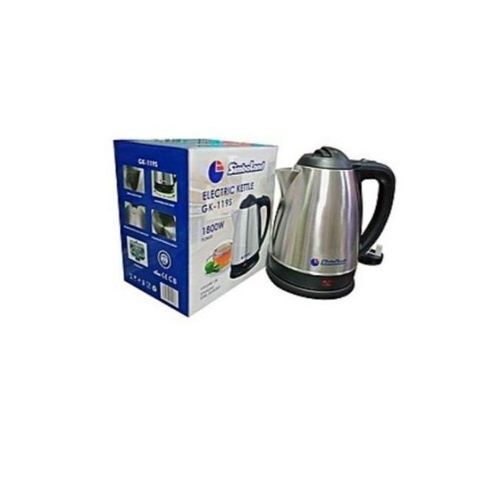 Electric Fast Cooking Kettle/ Percolator 1.8L- Silver, image