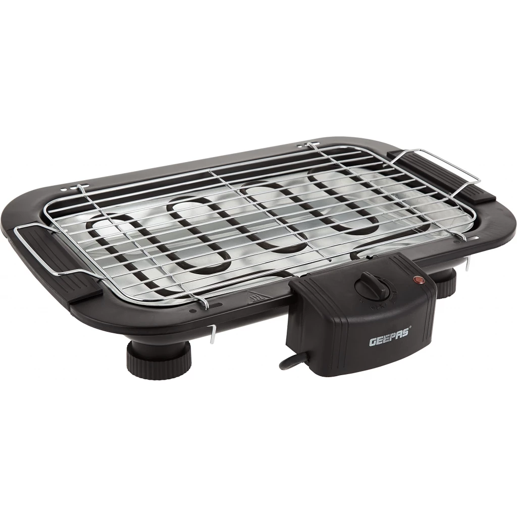 Geepas GBG877 Electric Anti-Rust 2000W Barbecue Grill (black) image
