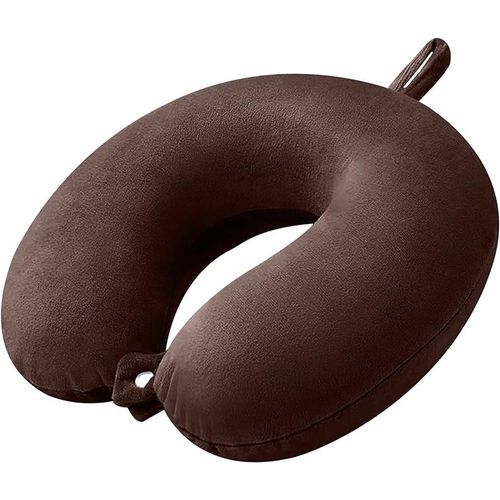 Soft Neck Travel Pillow - Brown image