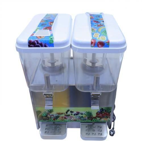 Snowhite Double Juice Dispenser, 18 Litres - White image