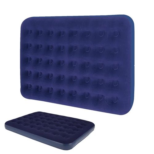 King Size Inflatable Air Matress (6×6) With An Electric Pump- Blue image