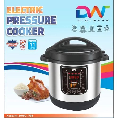 11 Liters Micro Computer Multifunction Electric Pressure Cooker For Cooking Food Fast-Silver image