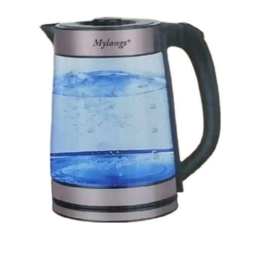 2.2 Litre Glass Electric Milk Water Boiling Kettle- Clear . image