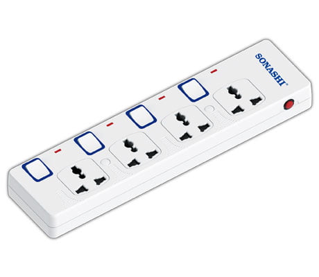 Sonashi 4 Way Extension Socket SES-804 – White image