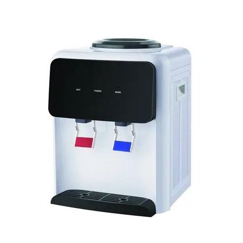 Counter Top Electric Water Dispenser For Making Hot Water And Normal Water-White/Black image