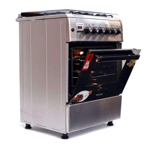 60cm X 60cm Diamond Series Cooker D6031ERF 3 Gas Burners And 1 Electric Plate With Electric Oven - image