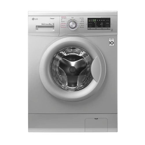 8Kg Front Loading Washing Machine - Silver.. image