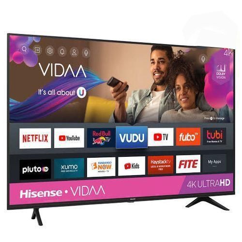50" Smart Free To Air, 4k with built-in WIFI & Bluetooth-Black image