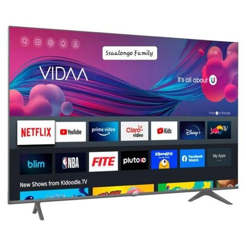 43" Frameless Flat Screen Digital LED TV - Black image