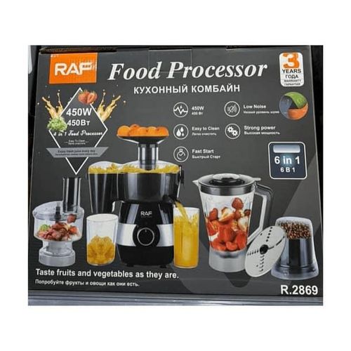 6 In 1 Fruits Electric Juicer With Mill And Grinder image