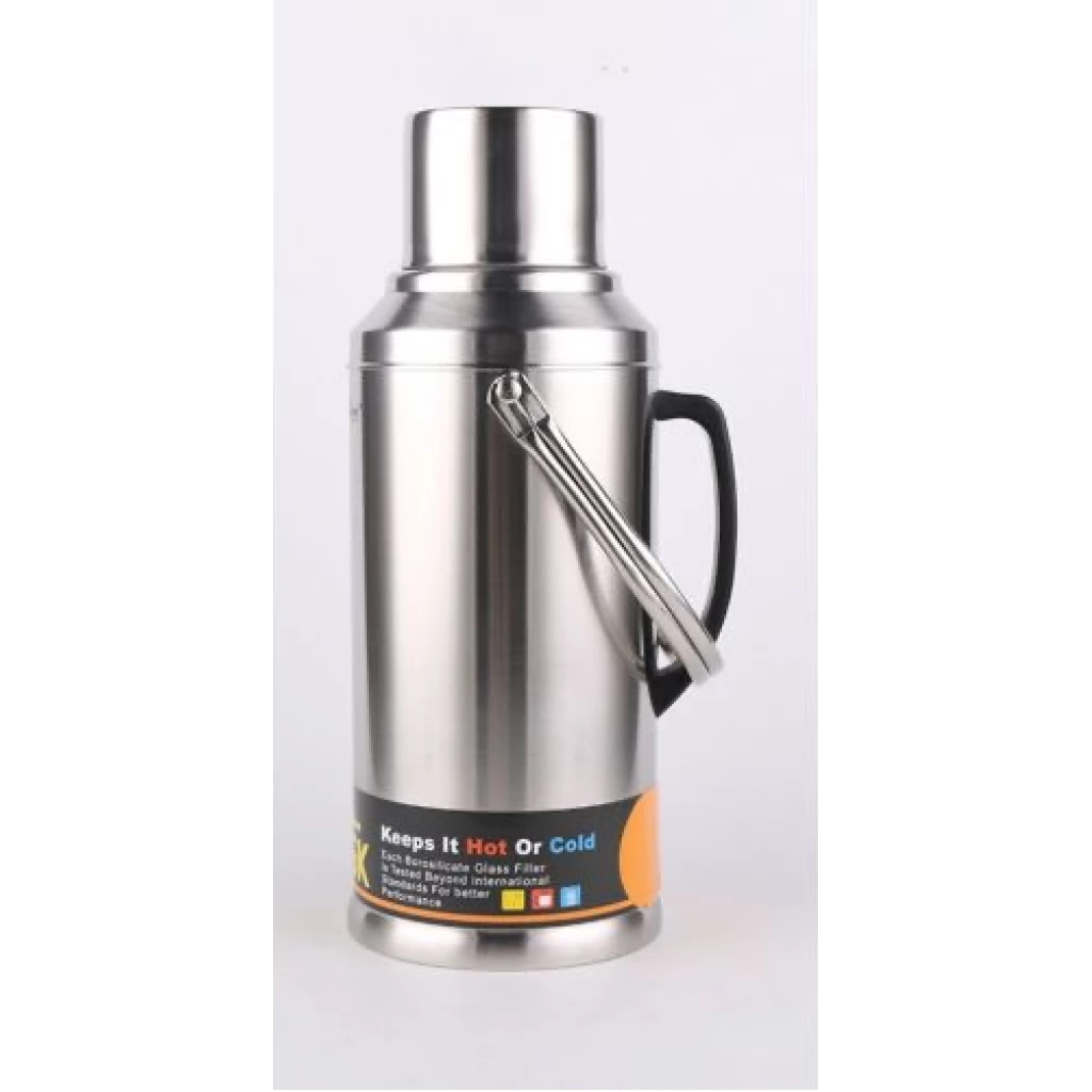 Daydays 3.2L Stainless Steel Vacuum Flask Storage Bottle- Silver image