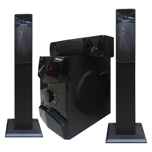 Home Theatre Sound Bar System With Extra Bass And Remote Control-Black image