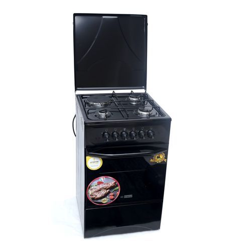 50 X 50Cm 3 Gas + 1 Electric Plate Gas Cooker & Oven GLC5031E-B - Black image