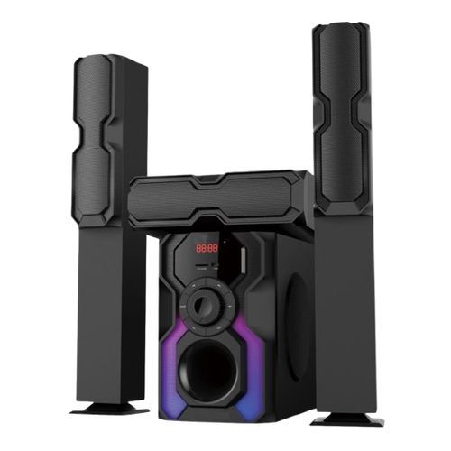 3.1 Heavy Bass Multi Bass Hifi Multispeaker Home Threater System GS -8803 - Black image