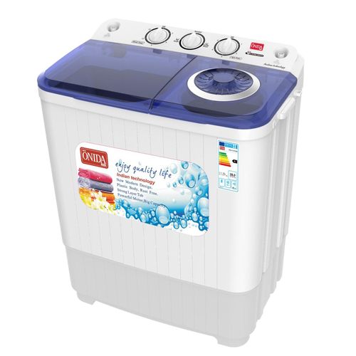 5kg Twin Tub Washing Machine - White. image