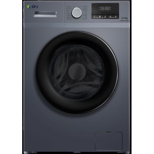 12Kg Front Load Fully Automatic Washing Machine -Grey image