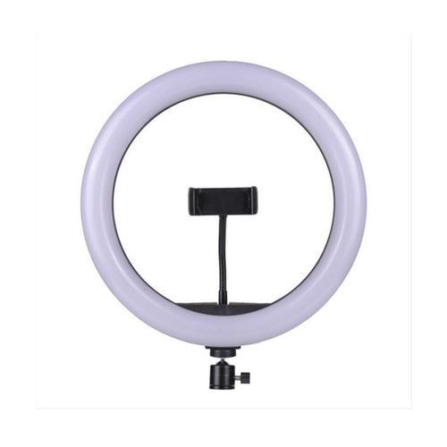 10 Inch Ring Light With No Tripod Stand - White image
