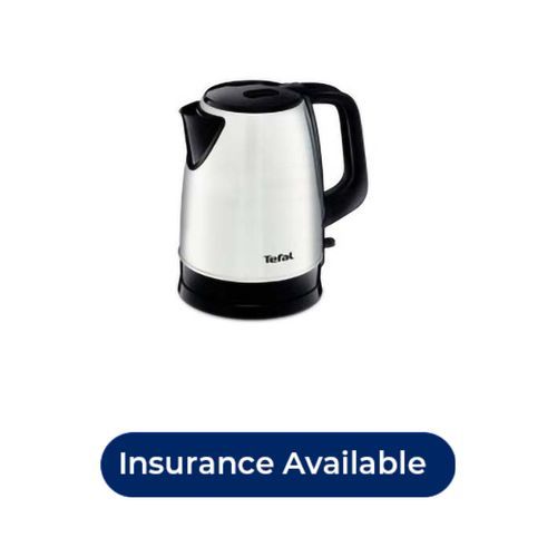 KI150D27 Stainless Steel Kettle, 1.7 Litre - Silver, Black image
