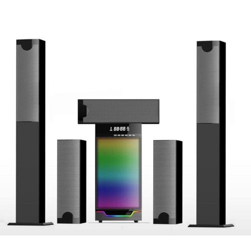 Bluetooth Home Theatre 5.1 Multi-Media Loud, Bass Home Speaker System - Black image