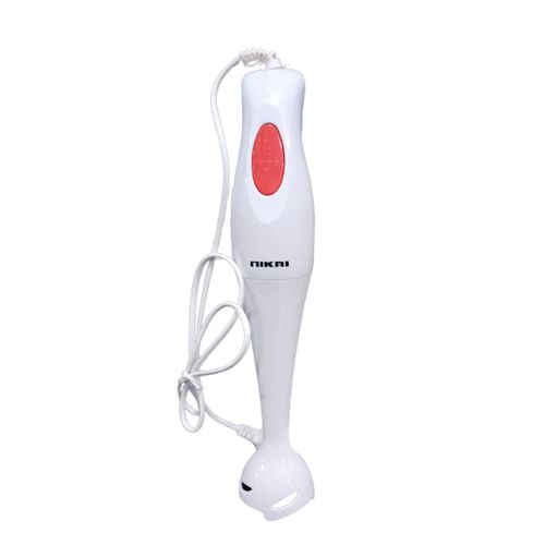 Electric Hand Blender For Making Smoothies And Fruit Juices-White/Silver image
