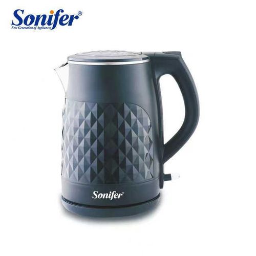 1.8L Milk And Water Electric Kettle - Black, White image