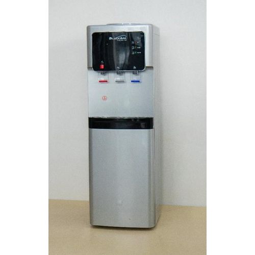 Water Dispenser Hot /Cold And Normal With Storage Cabinet with Compressor No Fridge - Silver image