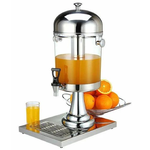 8 Liters Stainless Single Table Juice Dispenser - Silver image