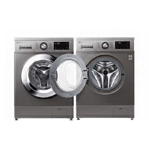 8kg/5kg - Front Load Washer/Dryer - Grey & Black image