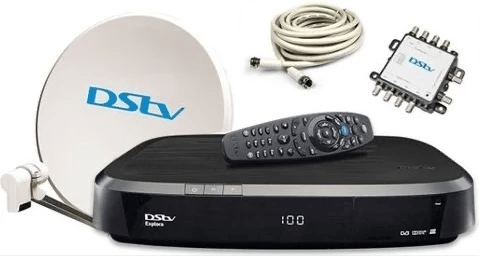 Dstv Explora + Dish Kit + LNB – Black image