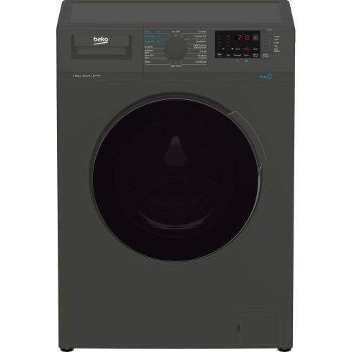 BAW 386 UK Front Loader Washing Machine 8kg - Grey image