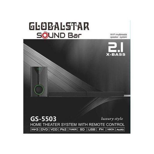 Sound Bar System Channel GS-5503 Hifi Enabled Speakers Black image
