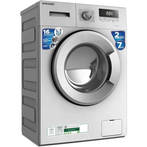 7 Kg ORIGINAL Full Automatic Front Loader Washing Machine WFXE6010S - Silver image