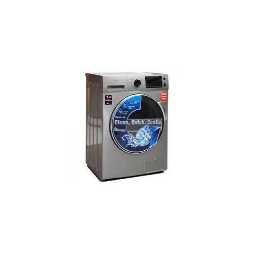 Electric 10 Kgs Automatic Front Loading Washing Machine -Grey/Silver image