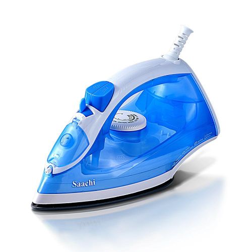 Steam Iron With Nonstick Sole Plate - Blue image