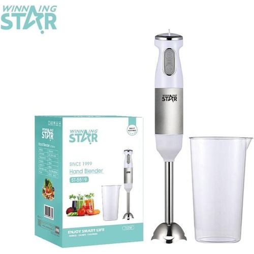 Manual Electric Mixer Egg whisk Shaker Hand Blender Meat Grinder- Multicolor image