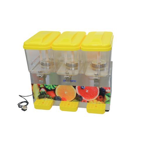 Triple Snow White Juice Dispenser/Cooler - Yellow image